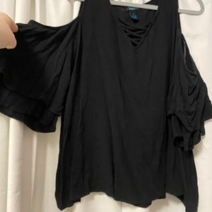 Cold shoulder blouse
